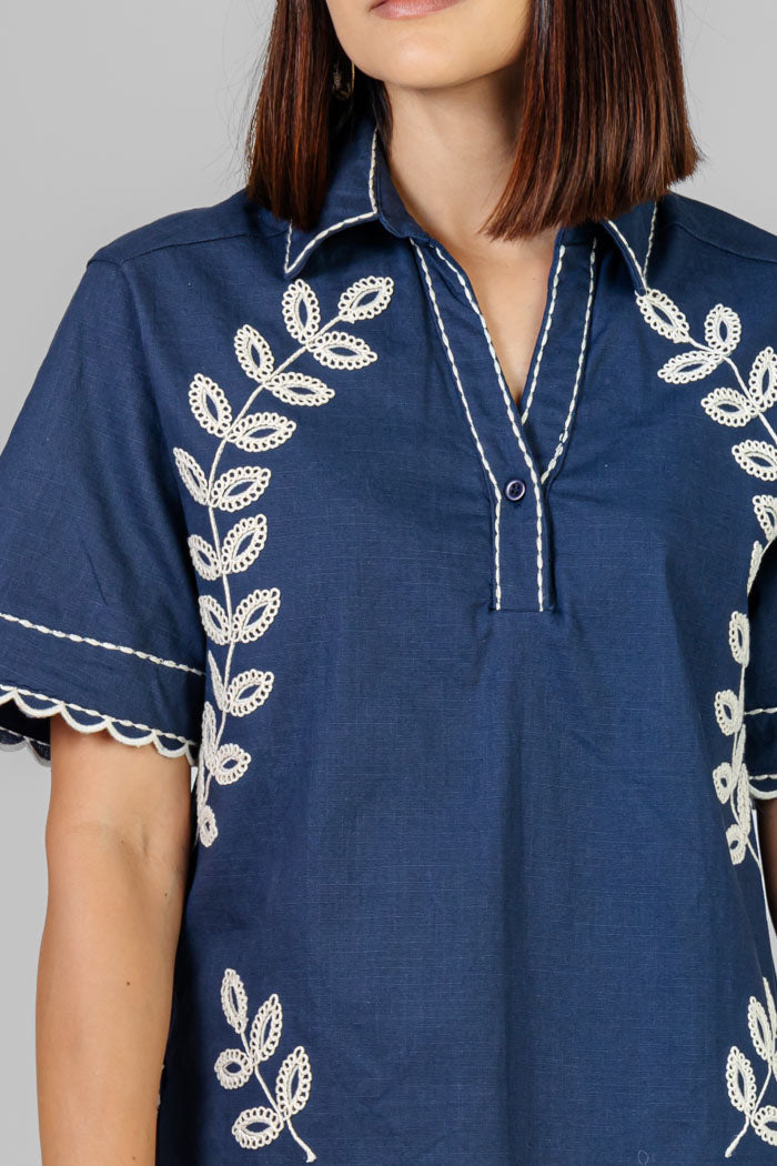 BLUSA NAVY FOLK