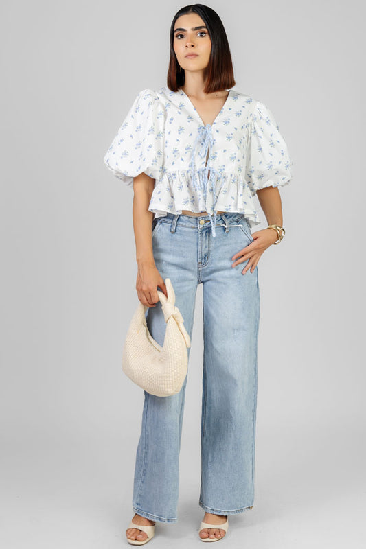 BLUSA BLUE BLOOM