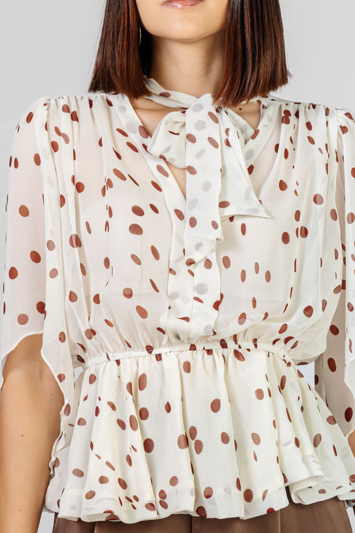 BLUSA LAZO POLKA