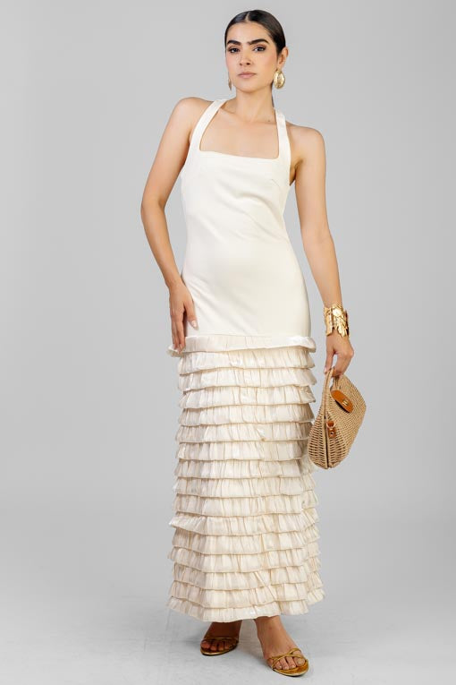 VESTIDO MULTI OLANES