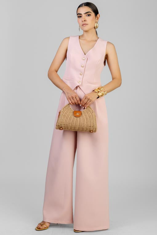 CONJUNTO CHALECO ROSA