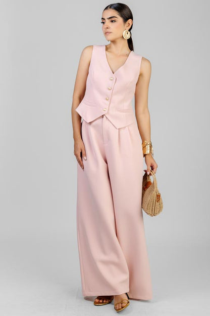 CONJUNTO CHALECO ROSA