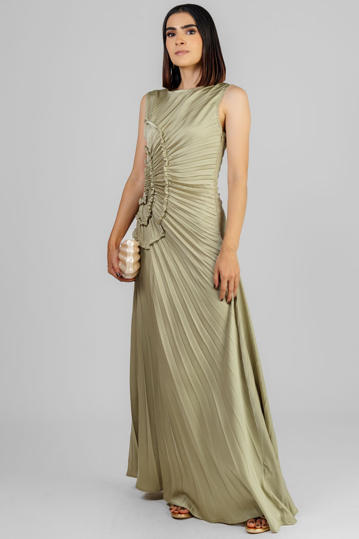 VESTIDO PLISSE