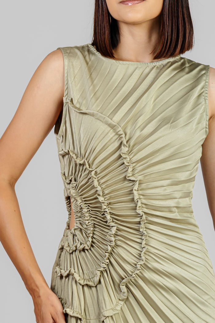 VESTIDO PLISSE