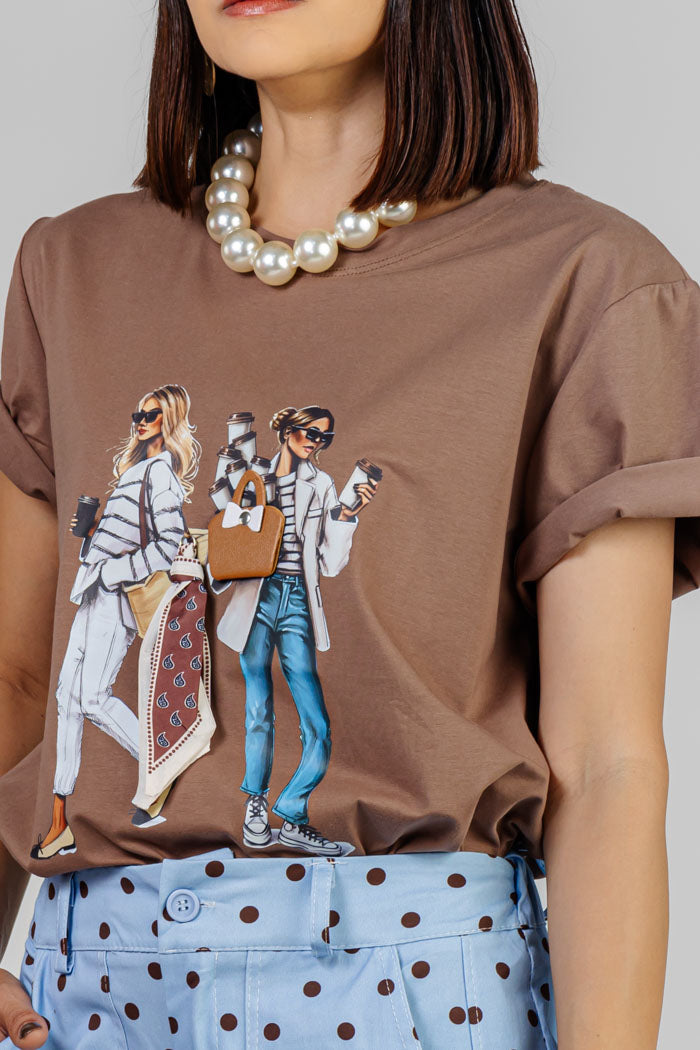 PLAYERA CAFE STYLE