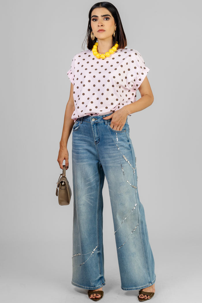 PANTALON CRYSTAL DENIM