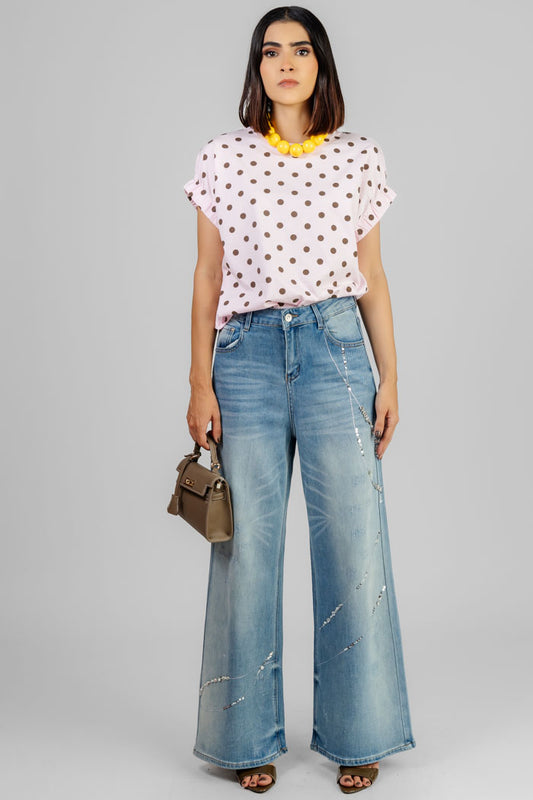 PANTALON CRYSTAL DENIM