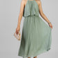 VESTIDO PLISES VERDE