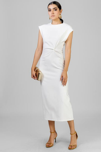VESTIDO RECTO NUDO