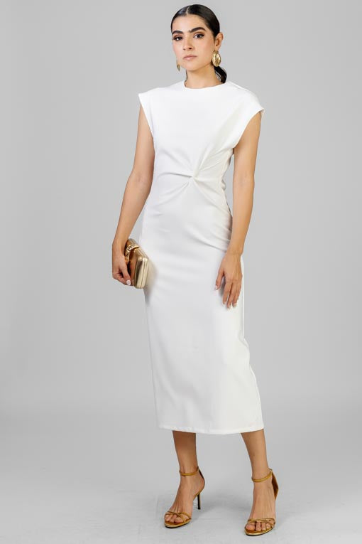 VESTIDO RECTO NUDO
