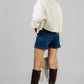 SHORT DENIM LISO