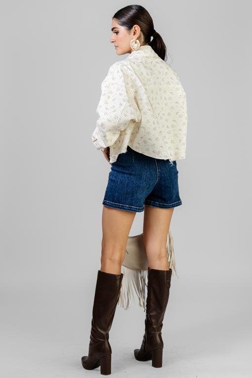SHORT DENIM LISO