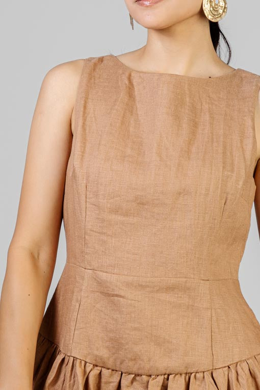 VESTIDO LINO GLOBO