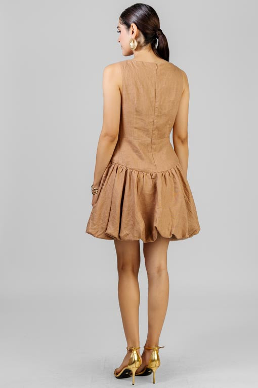 VESTIDO LINO GLOBO