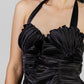 VESTIDO PLISADO BICOLOR