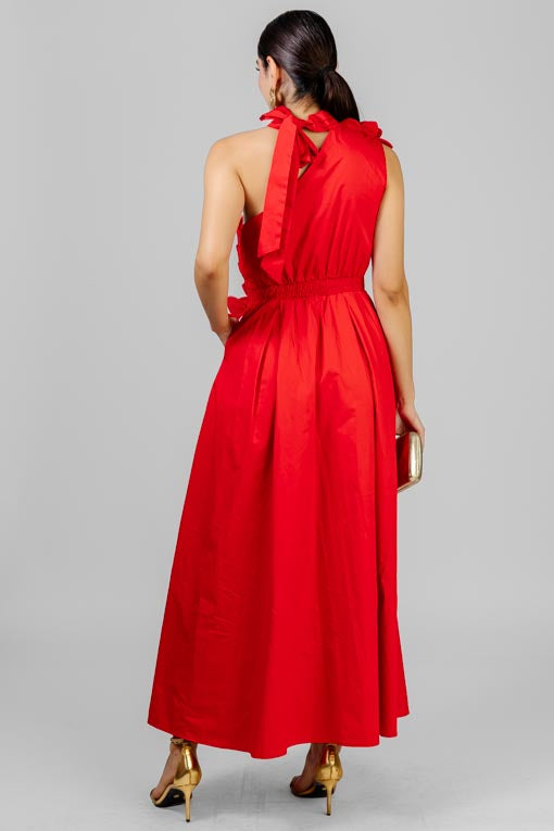 VESTIDO BROCHE FLORES