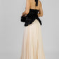 VESTIDO PLISADO BICOLOR