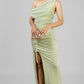 VESTIDO NUDO FRUNCE