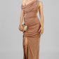VESTIDO NUDO FRUNCE
