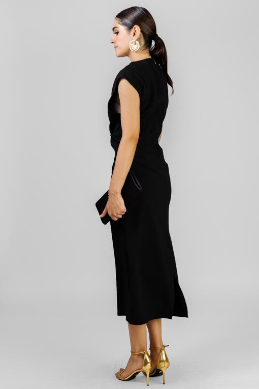 VESTIDO RECTO NUDO