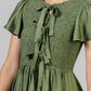 VESTIDO SMOCK LAZOS