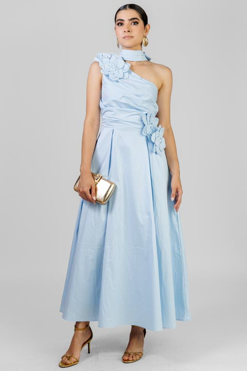 VESTIDO BROCHE FLORES