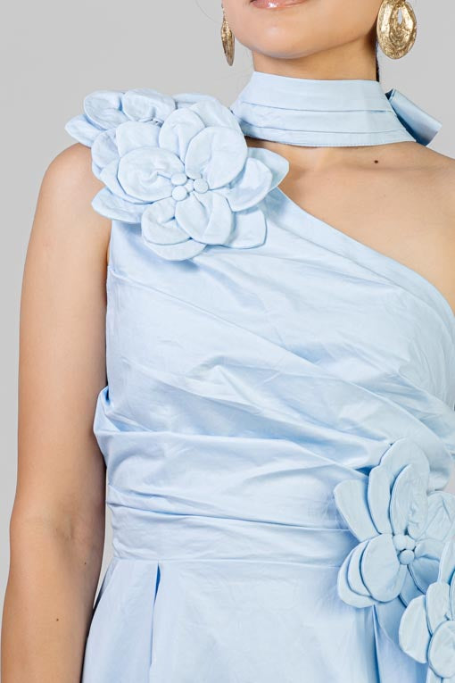 VESTIDO BROCHE FLORES
