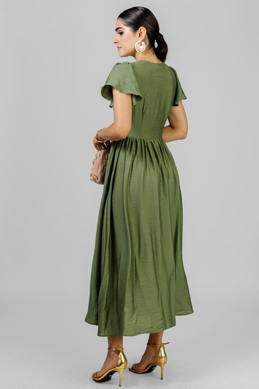 VESTIDO SMOCK LAZOS