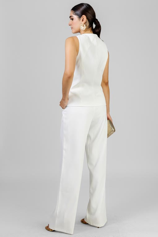 CONJUNTO CHALECO BLANCO