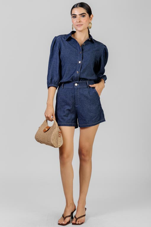 CONJUNTO DENIM SHORT