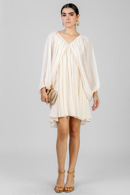 VESTIDO TUNICA MANGAS GLOBO