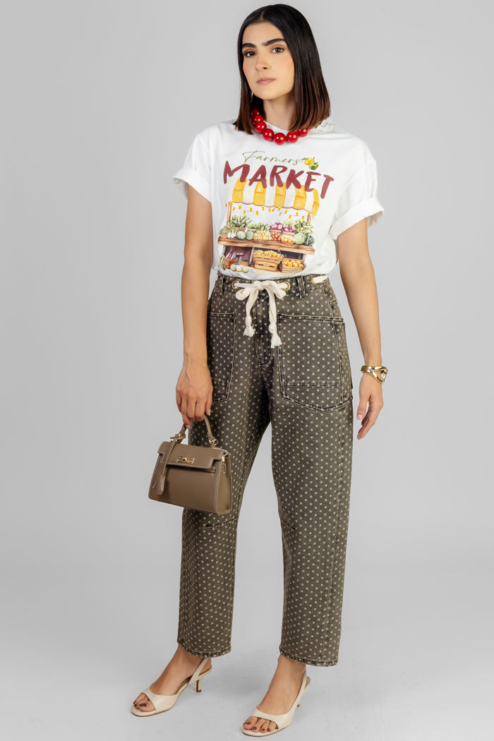 PANTALON LATTE DOTS
