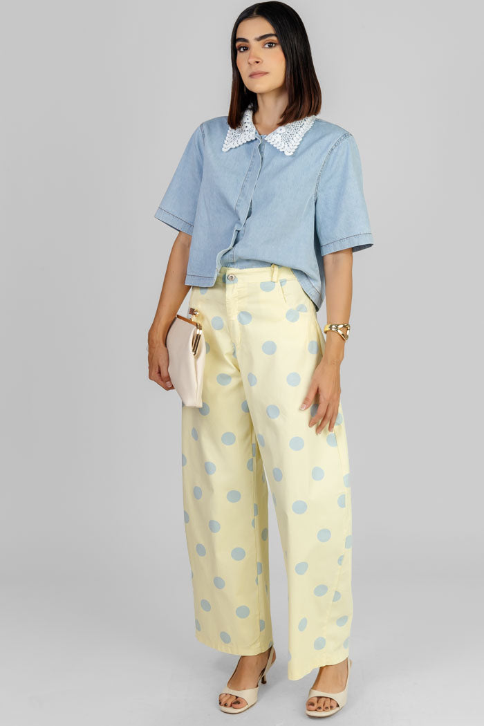 BLUSA DENIM ROMANCE