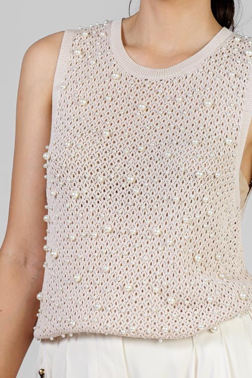 BLUSA TEJIDO PERLAS