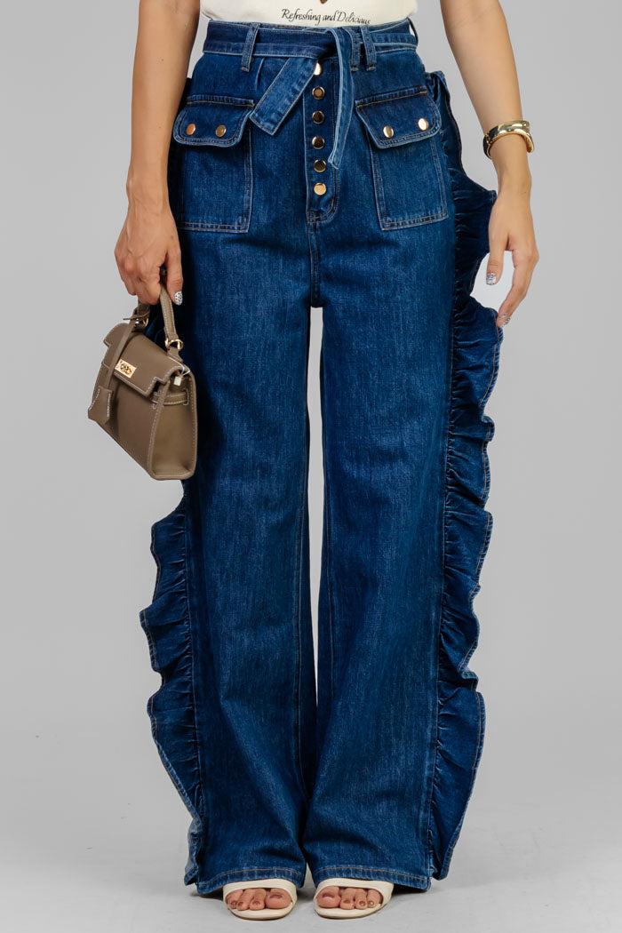 PANTALON RUFFLE