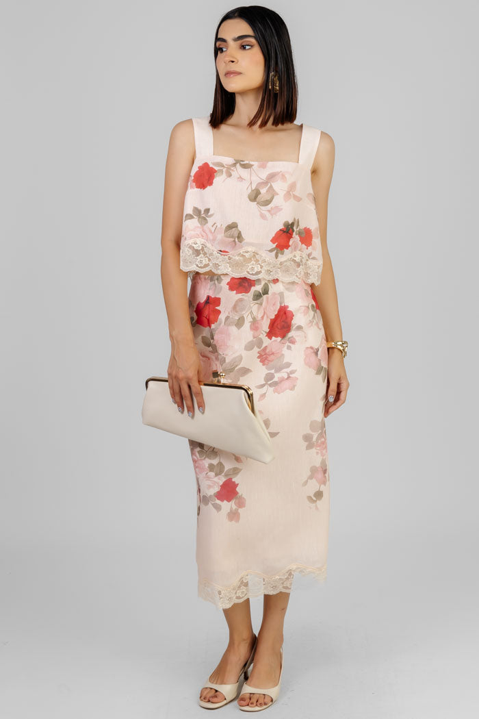 CONJUNTO FLOR VINTAGE