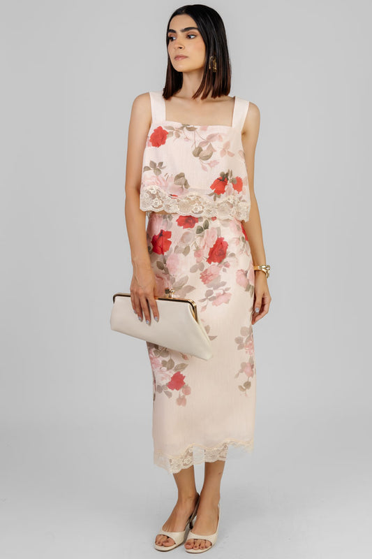 CONJUNTO FLOR VINTAGE