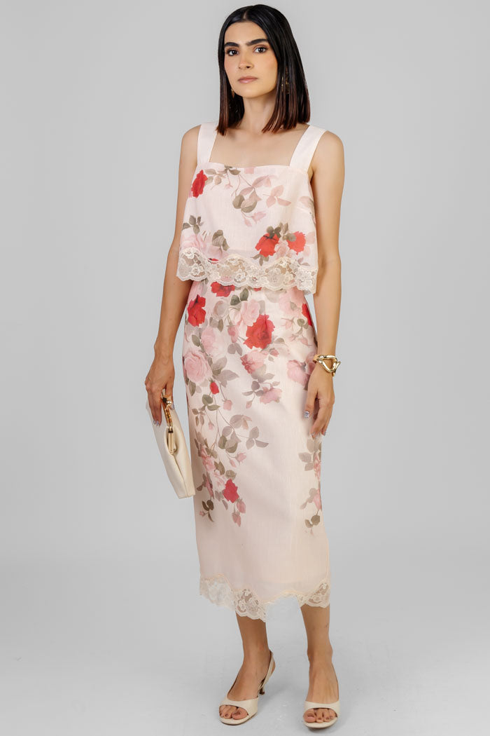CONJUNTO FLOR VINTAGE