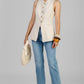 CHALECO LARGO BEIGE