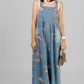OVEROL DENIM FLORAL