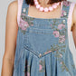 OVEROL DENIM FLORAL