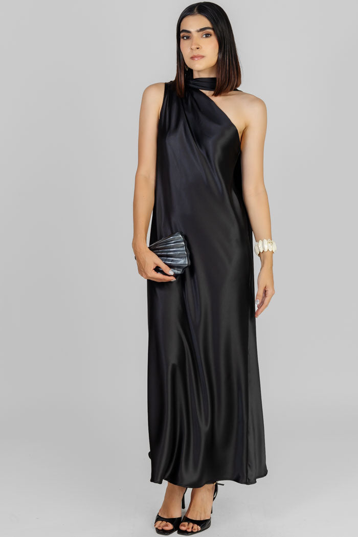 VESTIDO CUELLO CRUZADO