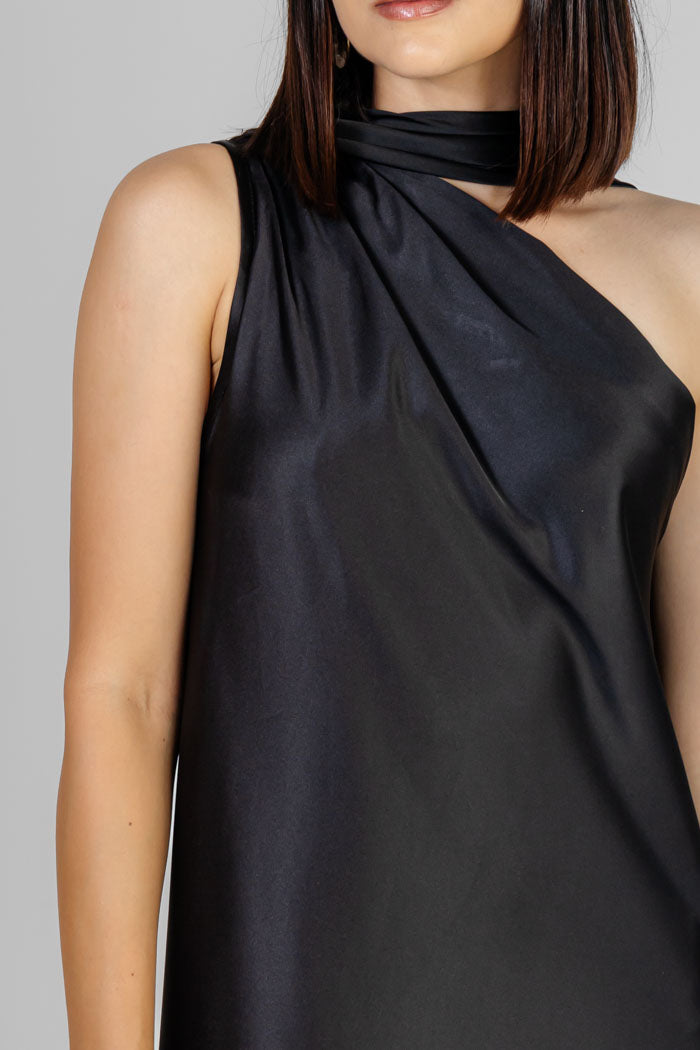 VESTIDO CUELLO CRUZADO