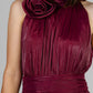 VESTIDO GALA VOLANTES