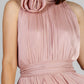 VESTIDO GALA VOLANTES