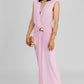 VESTIDO DRAPEADO ROSA