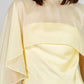 VESTIDO LARGO CAPA AMARILLO