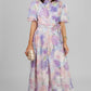 VESTIDO MIDI FLORAL ELEGANTE