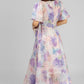 VESTIDO MIDI FLORAL ELEGANTE