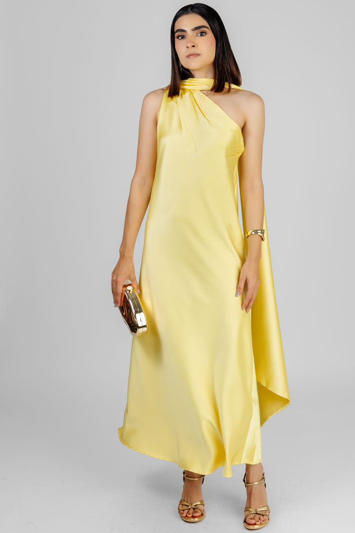 VESTIDO CUELLO CRUZADO